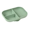 Assiette Compartimentee Silicone Sage Green