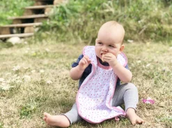 Bavoir Coton Flowers