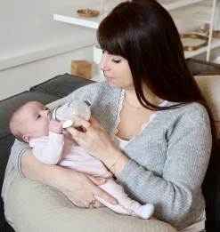 Biberon D'Apprentissage 2 En 1 210 Ml Mineral Grey