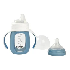 Biberon Verre D'Apprentissage 210 Ml Windy Blue