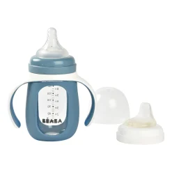 Biberon Verre D'Apprentissage 210 Ml Windy Blue