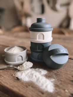 Boite Doseuse 4 Compartiments Mineral Grey / Blue