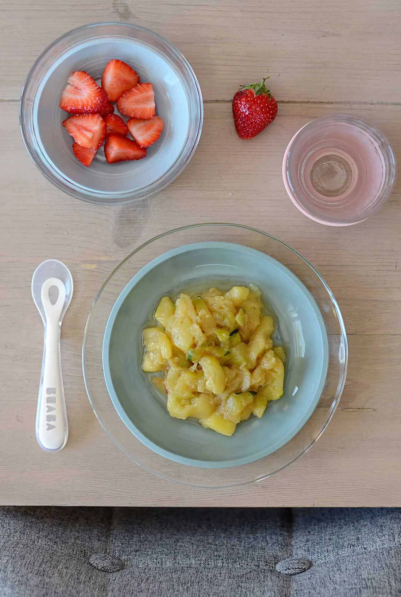 Coffret Repas Verre Eucalyptus