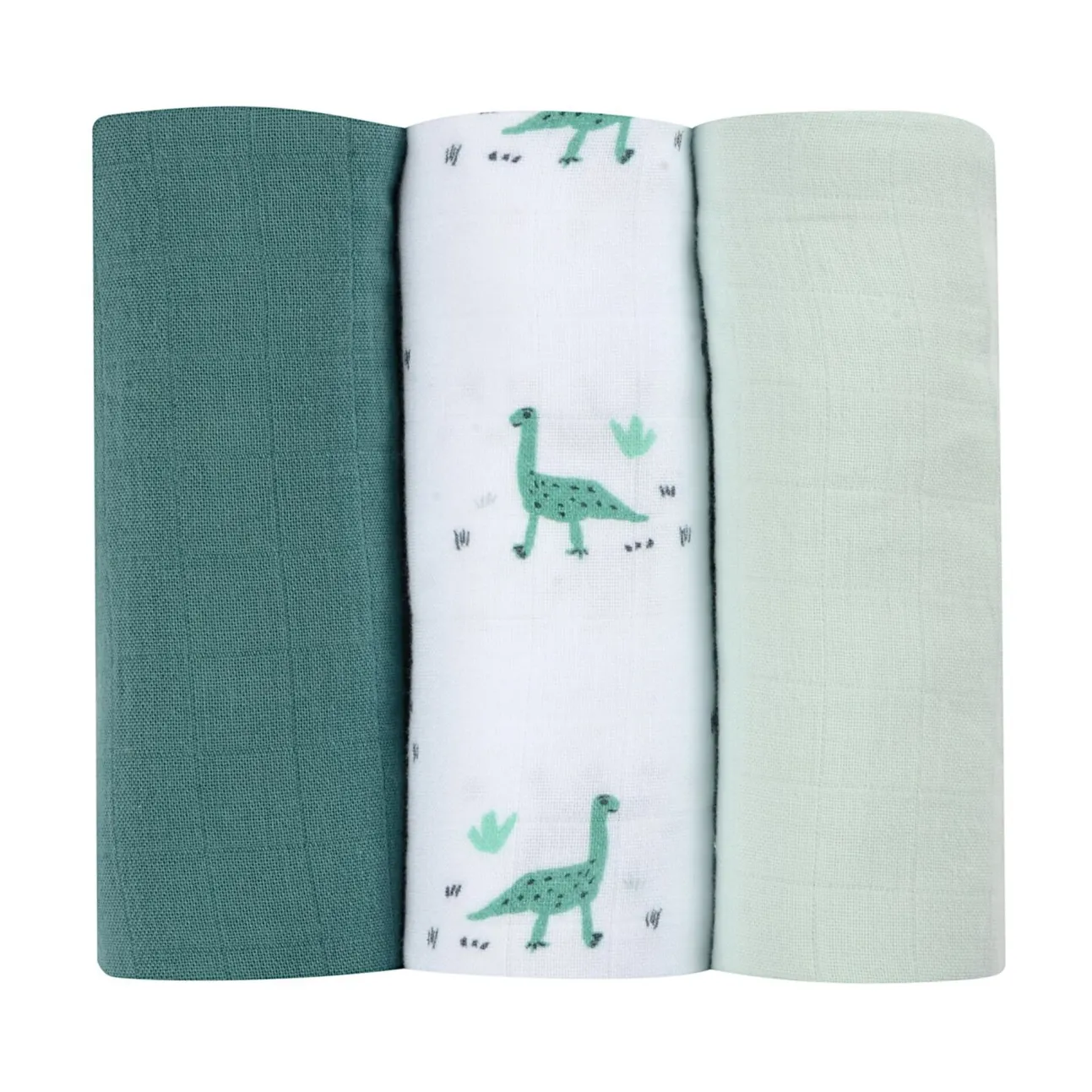 Lot De 3 Langes En Coton Jurassic