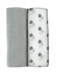 Lot De 2 Langes Xxl En Coton Mirage Grey/Jungle