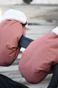 Moufles Poussette Terracotta