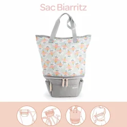 Pop Up Bag Biarritz Heather Grey