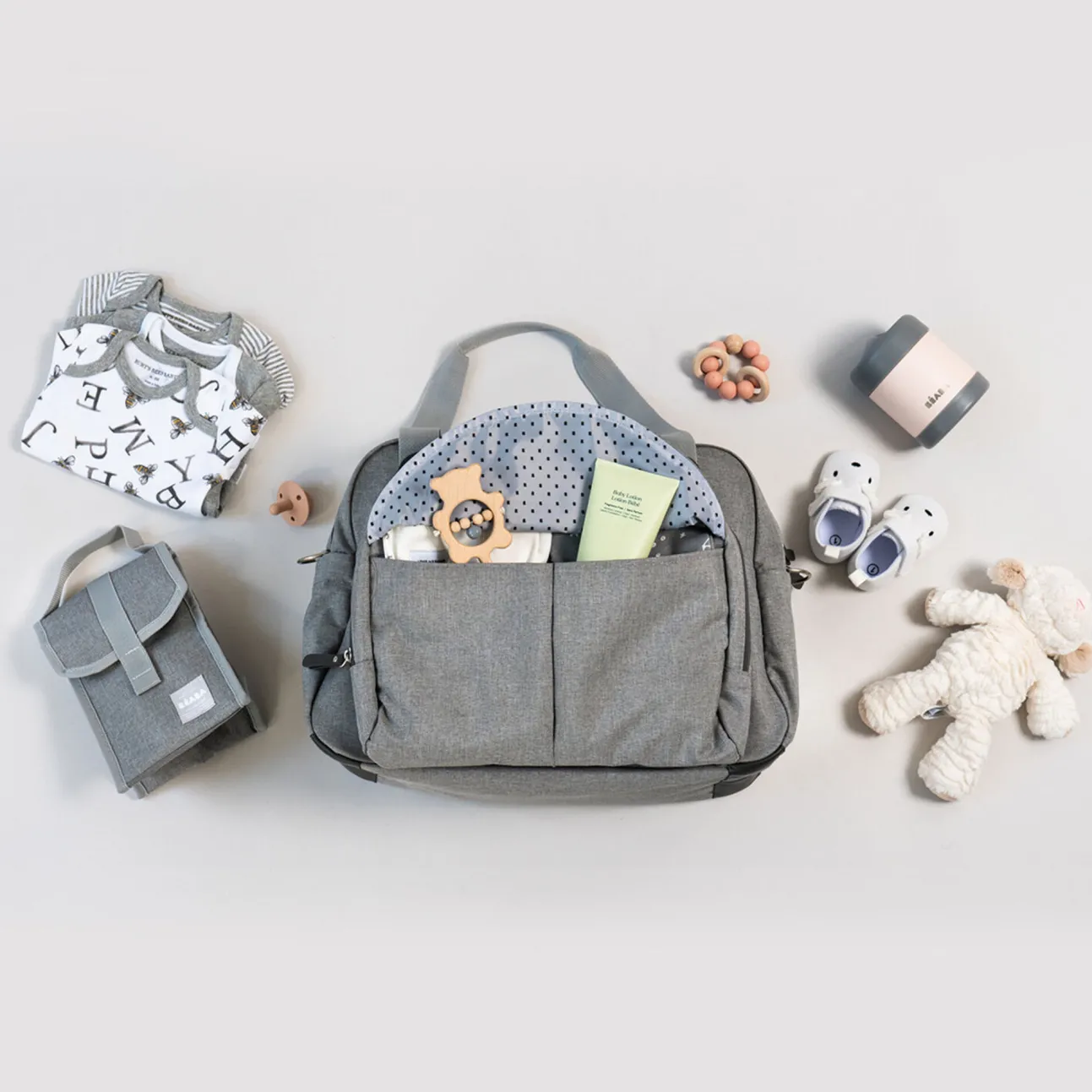 Sac A Langer Geneve Ii Heather Grey