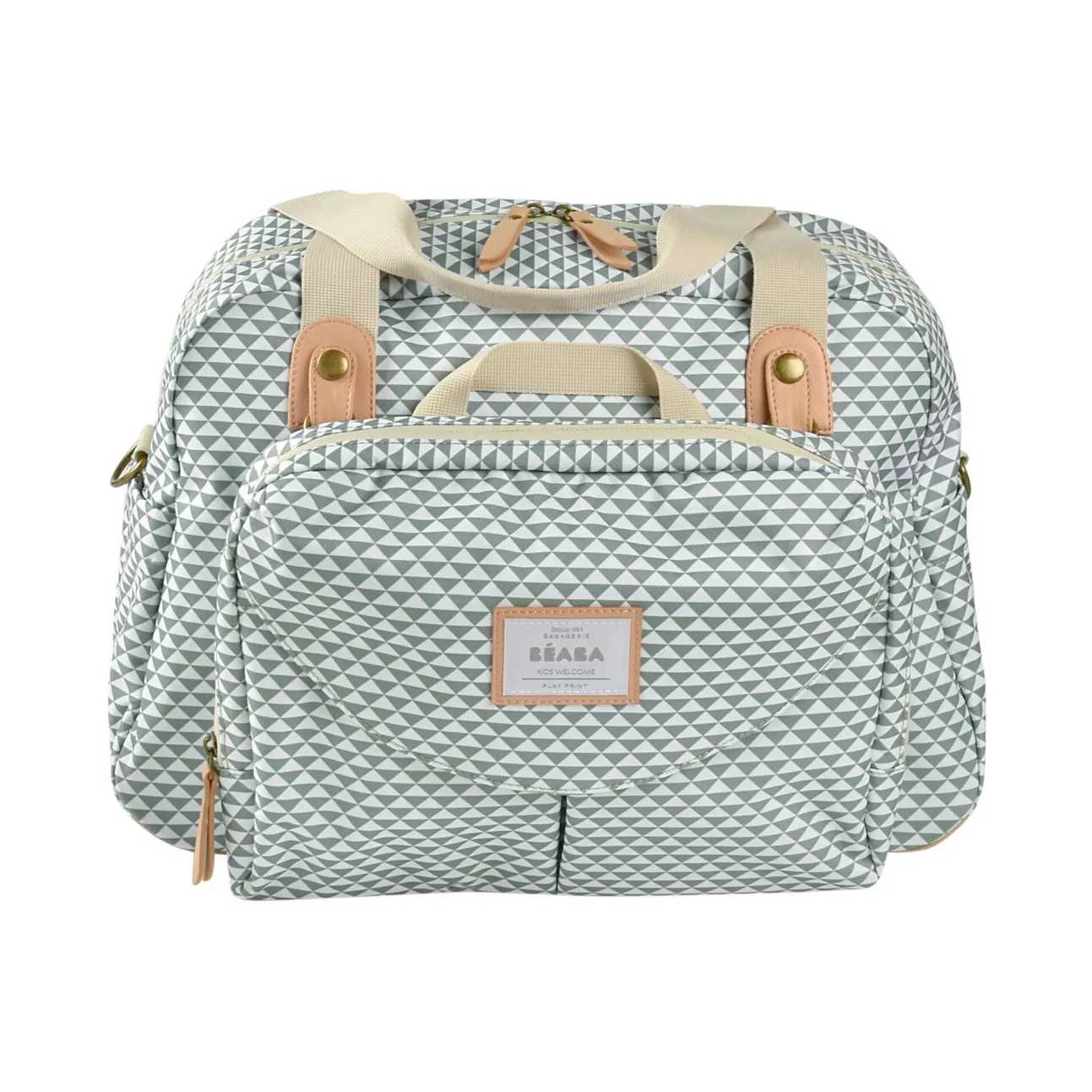 Sac A Langer Geneve Ii Play Print Sage Green