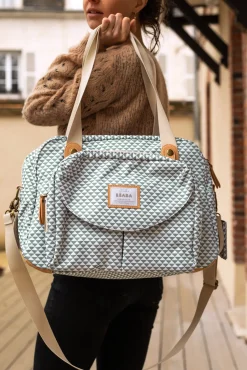 Sac A Langer Geneve Ii Play Print Sage Green