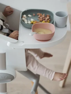 Set Vaisselle Silicone 4 Pieces Eucalyptus