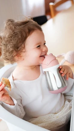 Tasse Paille Inox 250 Ml Old Pink