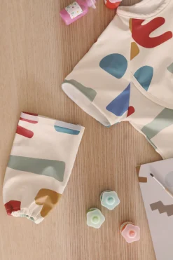 Bavoir A Manches Evolutif 2 En 1 Playful