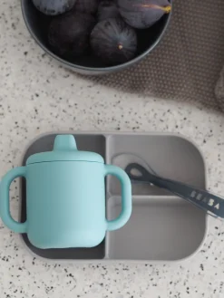 Coffret D'Apprentissage Silicone + Tasse Blue