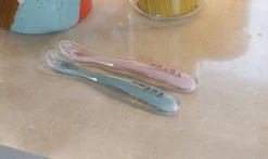 Cuillere 1Er Age Silicone Old Pink