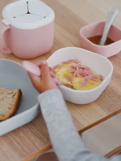 Lot De 3 Bols Silicone Gigogne Velvet Grey