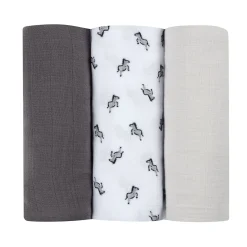 Lot De 3 Langes En Coton Savanna