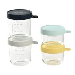 Lot De 4 Portions Verre - Pastel