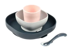 Set Vaisselle Silicone 4 Pieces Night-Blue