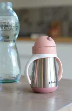 Tasse Paille Inox 250 Ml Old Pink